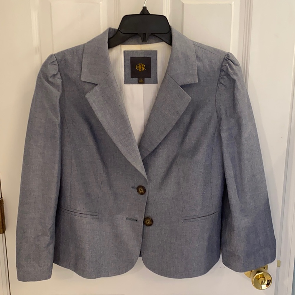 Women’s chambray blazer